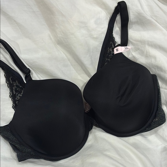 ♠️ BLACK BRA • Sexy Tee Smooth Lightly Lined Demi • sparkle lace•Bundle Discount - Picture 4 of 16